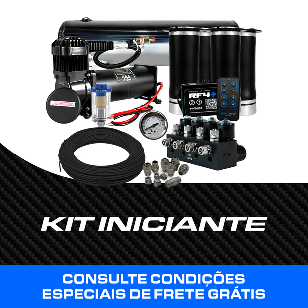 Kit Suspensão Ar Completo HKI  04 Canais 08 mm