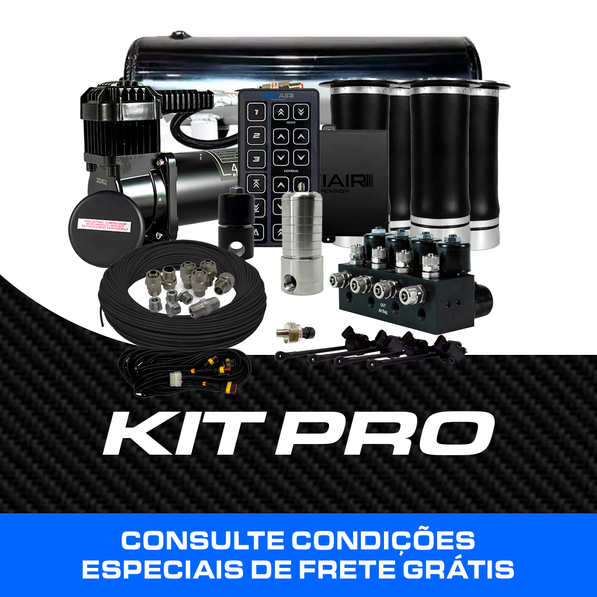 Kit Completo Suspensão a Ar HKI 08 mm com Gerenciador Movee