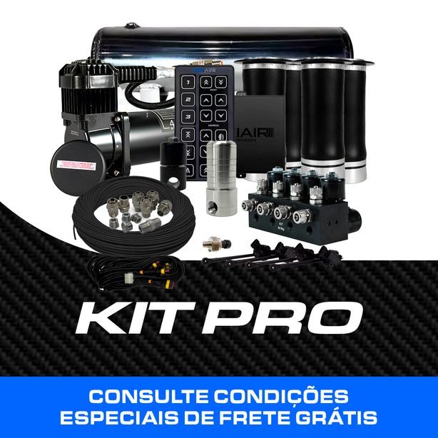 Kit Completo Suspensão a Ar HKI 08 mm com Gerenciador Movee
